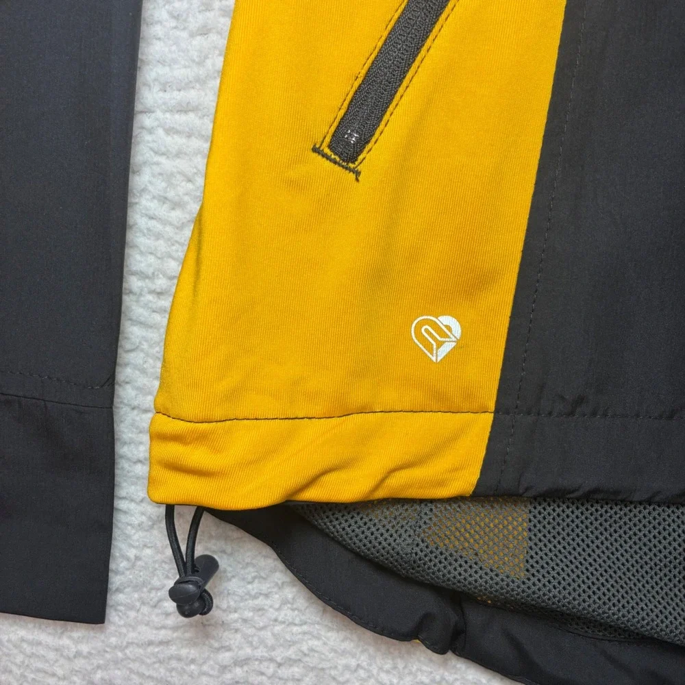 Missouri Tigers Jacket Women L Black Gold Full Zip Hooded Mizzou University Run - Picture 5 of 9
